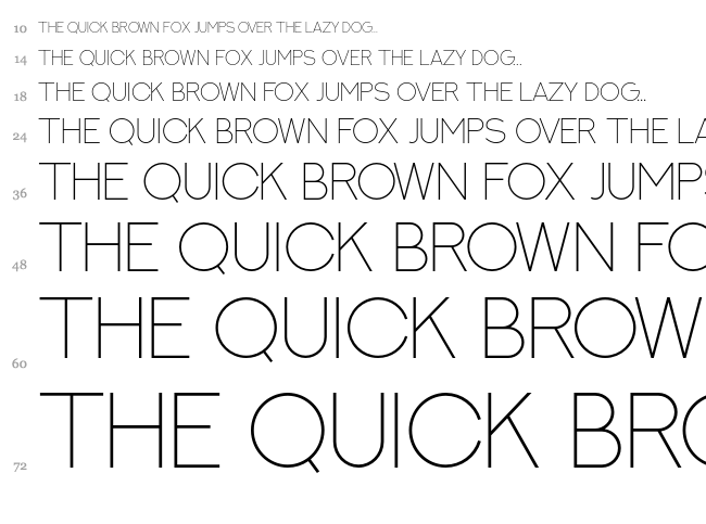 Next Art font waterfall